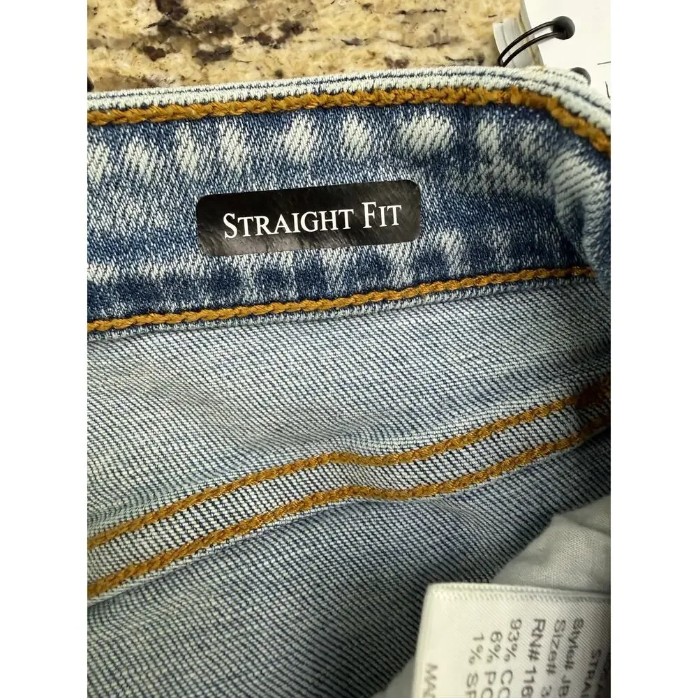 Judy blues straight fit denim jeans 3/26 acid wash - Picture 7 of 9